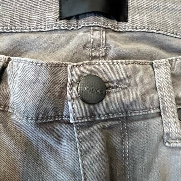 Vince Gray Silverfin Wash Tuxedo Stripe Tonal Dylan Skinny Jeans 29 - Picture 11 of 15